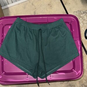 Women's Green Shorts